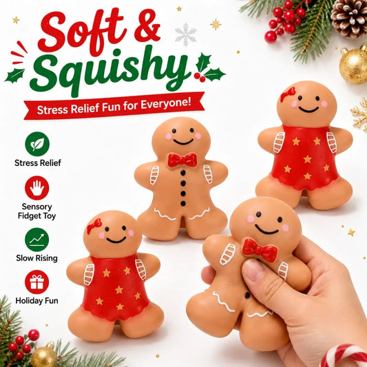 Gingerbread Man Sensory Stress Relief Toy